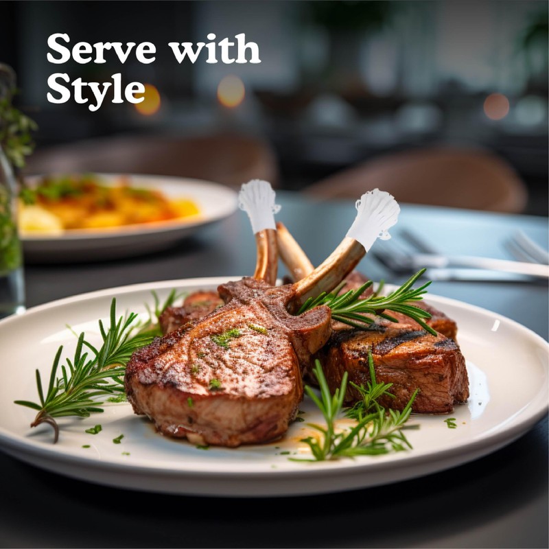 Regency Wraps Chop Frills Decorative Holders for Chops and Chicken