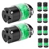 Yomiuwo 10 Pack 20 amp Female Extension Cord Ends Lighted