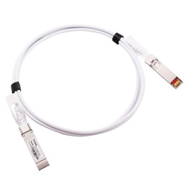 Wiitek 2m 10GbE SFP+ DAC Twinax Cable, 10Gbase-CU SFP+ Direct Attach Cable,for Ubiquiti UniFi, Fortinet, MikroTik, Netgear, Supermicro, TP-Link and Cisco Meraki, White Colored