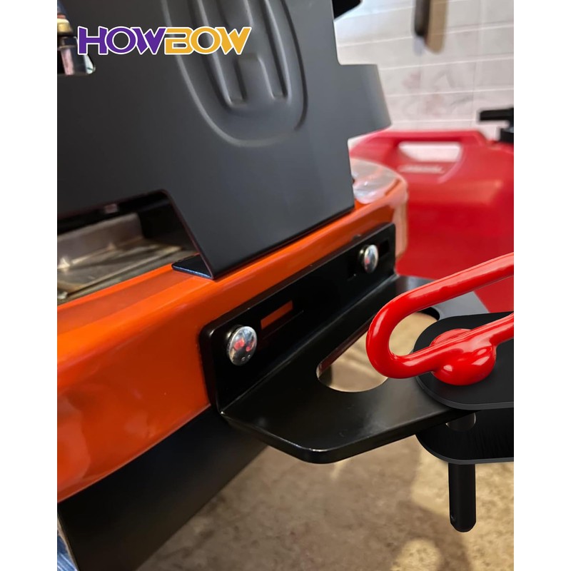 HOWBOW Zero Turn Mower Trailer Tow Hitch Kit, 1/4" Heavy