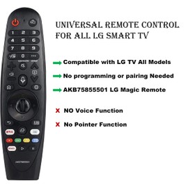 Universal Remote Control for LG Smart TV Magic Remote, Compatible with All Models for LG OLED UHD 4K NanoCell Series Smart TV [NO Voice Function, No Magic Pointer Function]