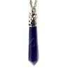 【SION】 Natural Stone Power Stone Point Locket Pendant Lapis Lazuli,