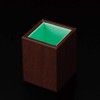 Megan 5911-03 Glasses Stand, Pen Stand, Stylish, Woodgrain, Square, Multi-Stand,