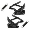 CROSSDESIGN Hood Hinge & Sping Set Pair Compatible with Chevy/GMC
