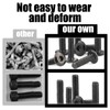 Plstod Pack of 40 M6 x 16 screws, flat head