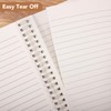 FUYOAL 4 Pack Spiral Notepad A5, 120 Pages 60 Sheets