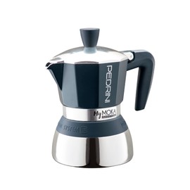 Pedrini MyMoka Induction Espresso Maker, Midnight Blue in Colour Box (2 Cups)