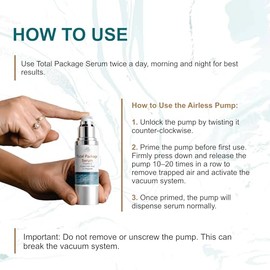 Sun Coast Sciences - Total Package Serum - Vitamin C Serum with Hyaluronic Acid & Peptides for Face - Hydrating Anti Aging Face Serum for Smoother, Fi
