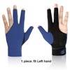 YJZQ Pool Cue Glove Billiards Shooters Glove Left Hand Open