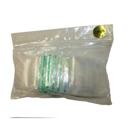 100X 30 x 30mm Heavy Duty Small Tiny Poly Plastic Sealy Grip Zip Lock Zipper Seal Gummy Bags Baggies BAGGYS (CPUK Exclusive)