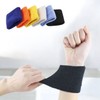 Ber Wrist Guard 1+1 Plain Wristband 5 Colors Football Tennis Black/White 2ea