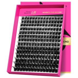 VEYESBEAUTY Eyelash Extensions, 3D Layer Eyelashes, Lash Extension, Artificial Eyelashes (Xtreme, 10-18 mm)