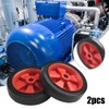 Cloudpower 2 Pack Air Compressor Replacement Wheels Complete with Screws