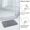 2 Pack Diatomaceous Earth Shower Mat, Stone Bath Mat, Nonslip