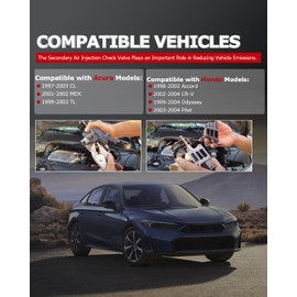 1ST Idle Air Control Valve IACV with Gasket Fits for Honda Accord Odyssey Pilot CR-V, for Acura CL TL MDX V6 3.0L 3.2L 3.5L Replace OE: 16022P8AA01 16022PPAA11