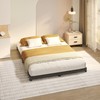 Lutown-Teen 5 Inch Queen Bed Frame with Rounded Corner Legs,