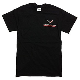 Joe Blow Men's Corvette C7 Z06 "TRACK MEETS STREET" T-Shirt, Large, Black