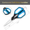 Multipurpose Utility Scissors for Use, Large Sharp Blade Shears for
