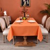MEANMOY Orange 210 GSM Water & Stain Resistant Square Tablecloth