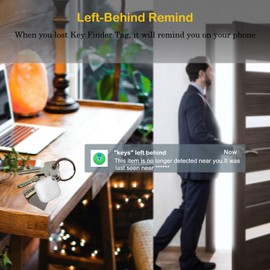 YANLOYZW Key Finder&Tracker, Bag Locator Tag for Keys, Wallets, Bluetooth Tracker Work with Apple Find My (iOS Only), Replaceable CR2032 Batteries, Privacy Protection - 2Pack