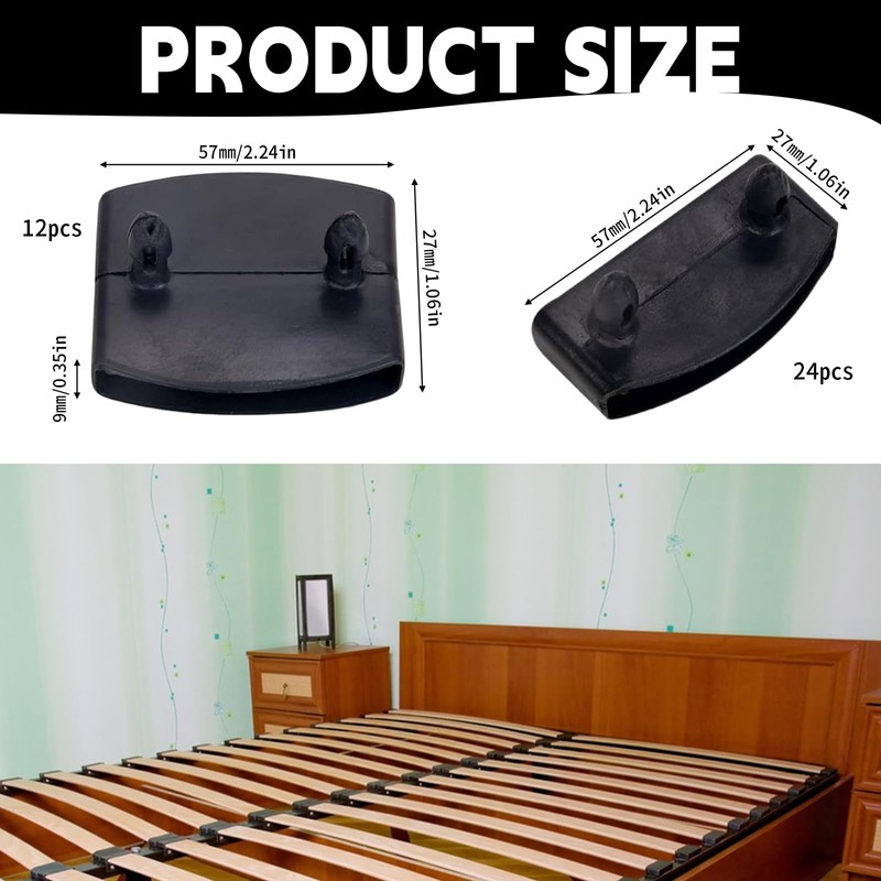 RFYTDCF Slatted Frame Holder, Slatted Holder End Cap Holder Plastic