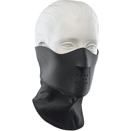 Held Neck Face Protection – Colour: Black, Size: L