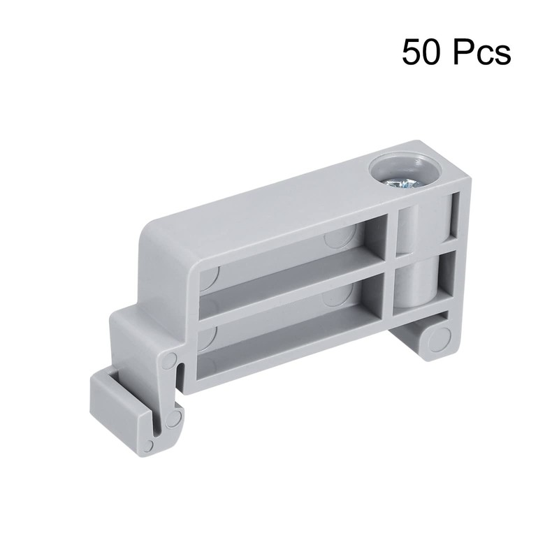 MECCANIXITY DIN Rail Mount Terminal Blocks End Stopper Screw Type