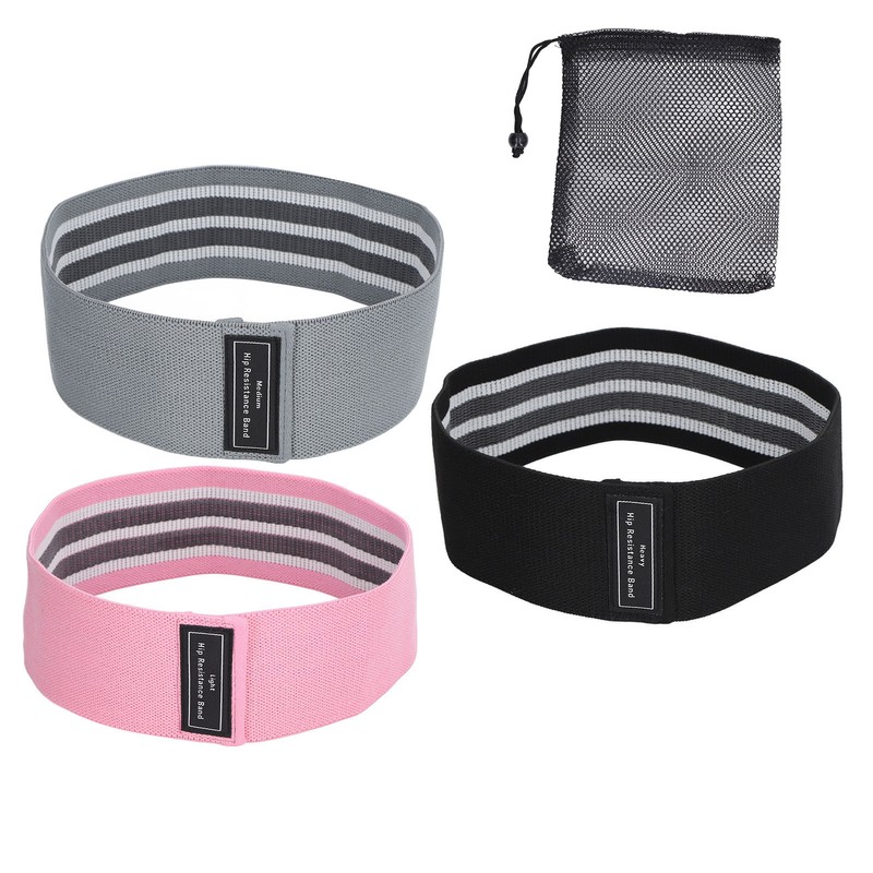 3PCS Resistance Bands Elastic High Pulling Force Exercise Workout Band