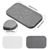 Xzeemo Set of 2 Soap Dish Set, Diatomaceous Earth Soap