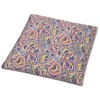 Flaxseed Pillow 19 x 19 cm Organic Fabric Psychedelic Heart