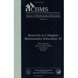 Research in Collegiate Mathematics Education. IV