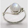 SilverStarJewel 925 Sterling Silver Oval Rainbow Moonstone Mother's Day Gifts