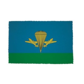 U24 Brillenputztuch Russland Fallschirmjäger Fahne Flagge Glasreinigungstuch Microfasertuch