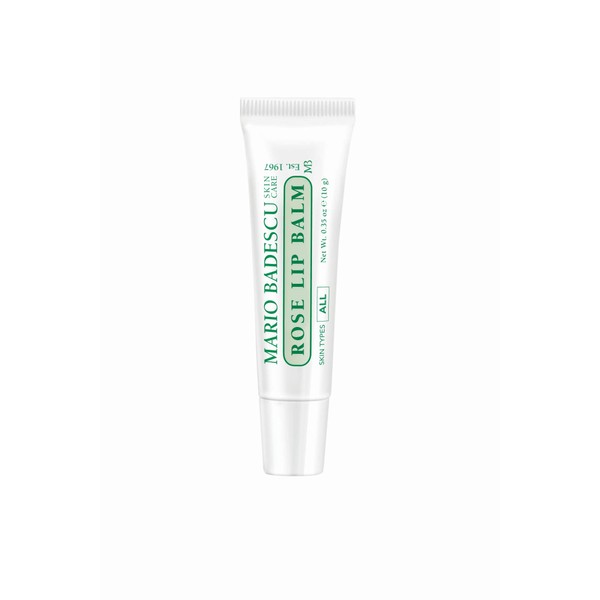 Mario Badescu Moisturizing Lip Balm, Infused with Butters & Oils, Leaves Lips Soft & Supple, Rose