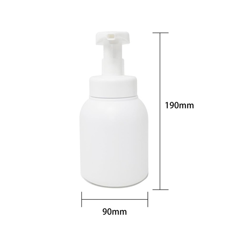 Tenemos Foam Pump Bottle, White, 13.5 fl oz (400 ml),