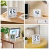 Geevon Atomic Travel Alarm Clock with Auto/8s Backlight, 2 Alarm