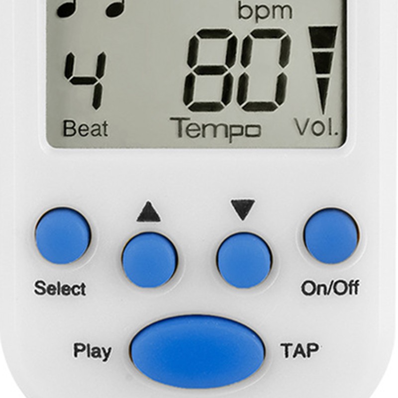 Electronic Metronome Mini Professional 2 Channel Headphone Output for Guitar