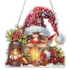 DOMROM Gnome Diamond Art Painting Hanging Kit for Adults Beginners,