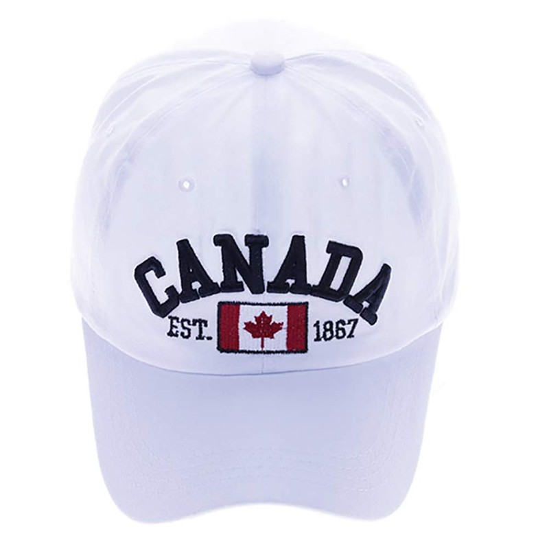 Agshcqi Adjustable Baseball Cap Canada Flag Hat Adjustable Hat Sunhat