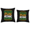 Gift for Dad - Husband Daddy Mechanic Hero Throw Pillow