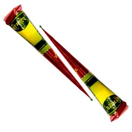 100% Natural Ready to Use Henna Paste Hair Color Hair Dye Cones Reddish Brown Color (Reddish Brown, 13 Count)