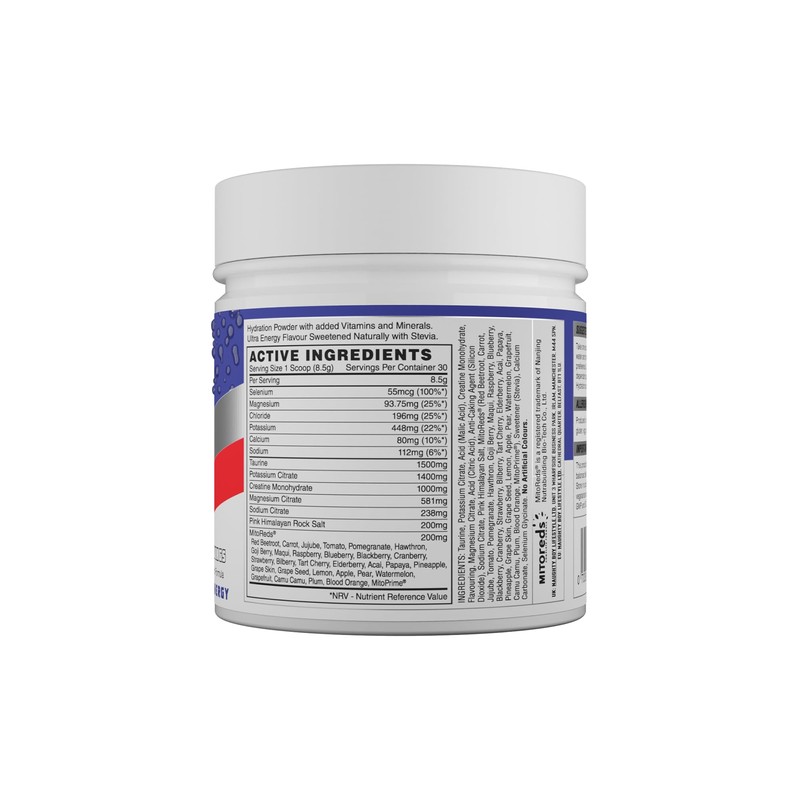 Naughty Boy Hydration Mix with Over 2400mg of Electrolytes, Added