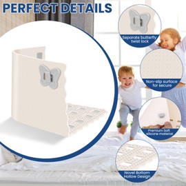 ELEDUCTMON Silicone Bed Sheet Holder Lock & Mattress Corner Tightener for Thin & Fitted Sheets - Adjustable Straps with Gripper Clips, Heavy Duty Fastener to Keep Sheets Secure & Tight on Bed (Beige)