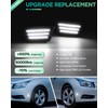 PWOBVZ LED Side Marker Light Assembly, Front Fender Bumper Lamps