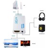 hd2dmi Adaptador Wii Conectar Hdmi 1080p Convertidor Audio Y Vídeo