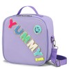 Kids Lunch Box Insulated Reusable Lunch Bag, Purple - Yummy