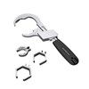 Bathroom Wrench Set Aluminum Alloy Adjustable Large Opening Arc Teethed