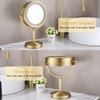 Cavoli 8.5 inch LED Makeup Mirror with 10X Magnification, Three