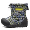 Bogs Kids B Moc Snow Boot, Adventure Print - Gray,