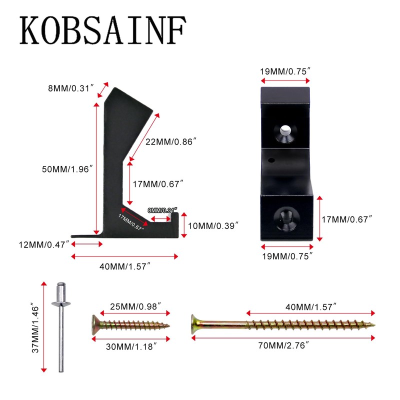 KOBSAINF 12 Pcs Squeaky Wood Relief Floor Repair Kit Can